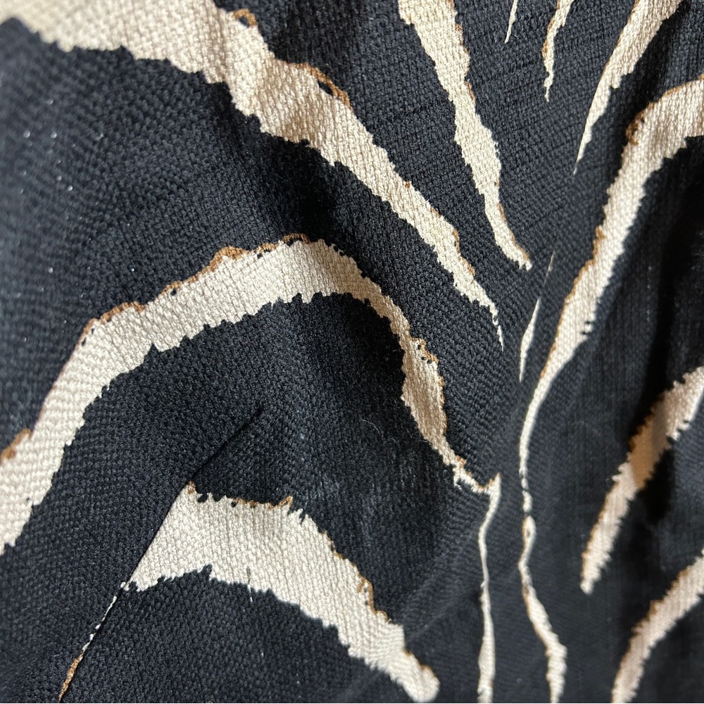 LOFT Black and White Zebra Pattern Mini Dress - Picture 3 of 13